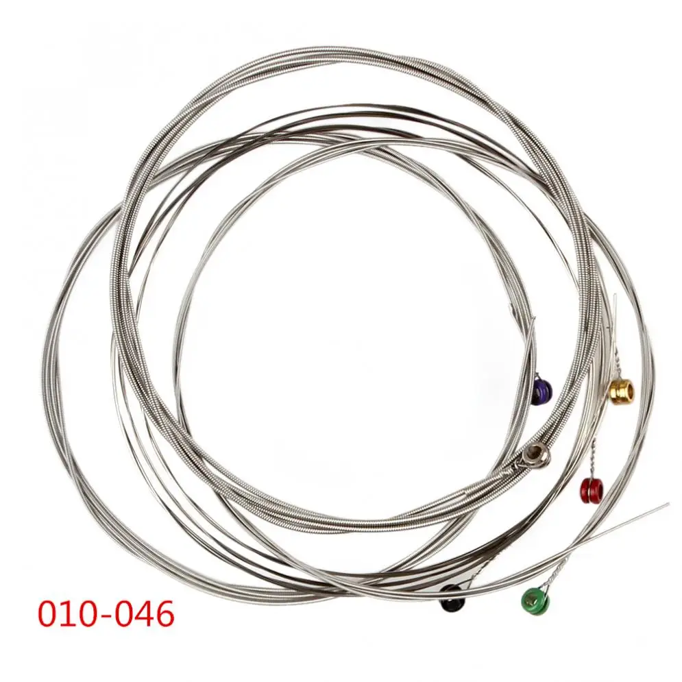 6pcs/lot Universal Electric Guitar String 010-046 Nickel Plated Steel Strings | Спорт и развлечения