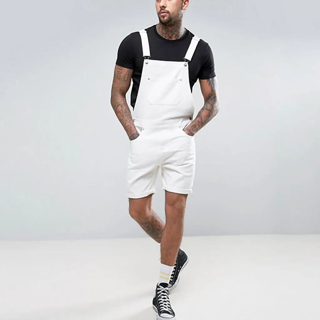 

Mens pants joggers Plus Pocket denim Overall Jumpsuit Streetwear hip hop Overall Suspender Pants pantalones hombre trousers Men