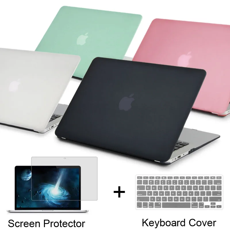  2015 Crystal/Matte Case For Apple macbook Air 11.6 13.3 inch Protector For Mac book Air13" Bags 