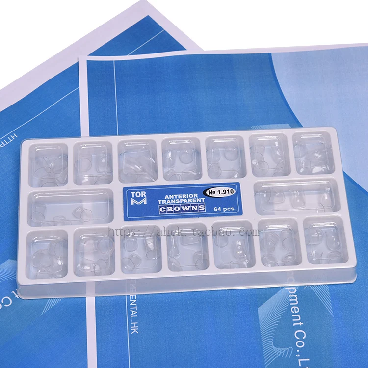 Dental Resin pre-crown dental transparent pre-crown dental crown of deciduous teeth of children