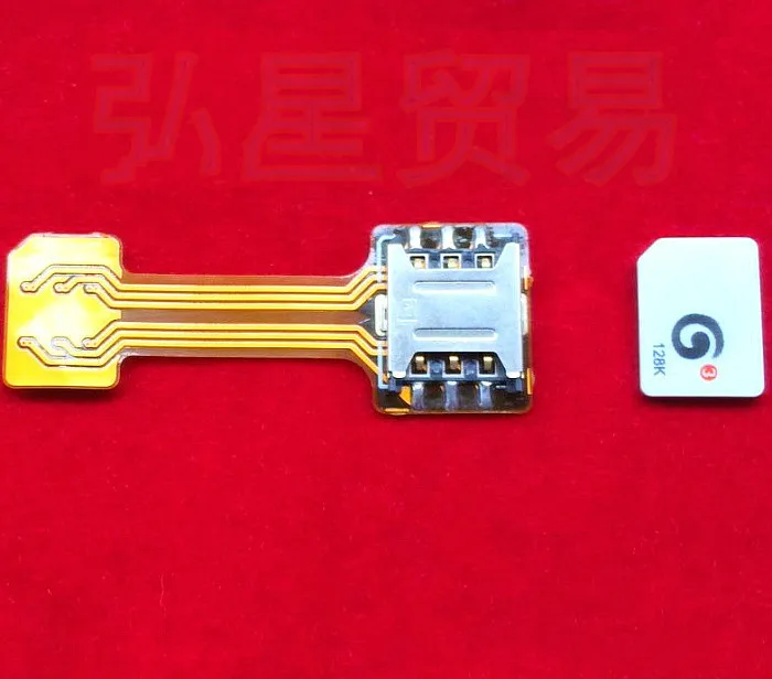 

Nano Card Extension Phone Line Card Two-in-one Card SIM Card Adapter