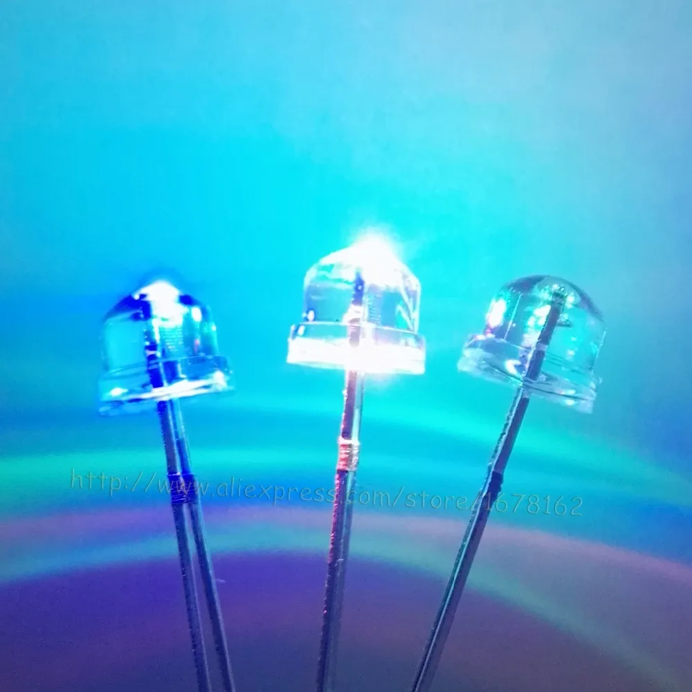Buy 1000pcs/lot 5mm (Diameter 4.8mm) Straw Hat LED RGB
