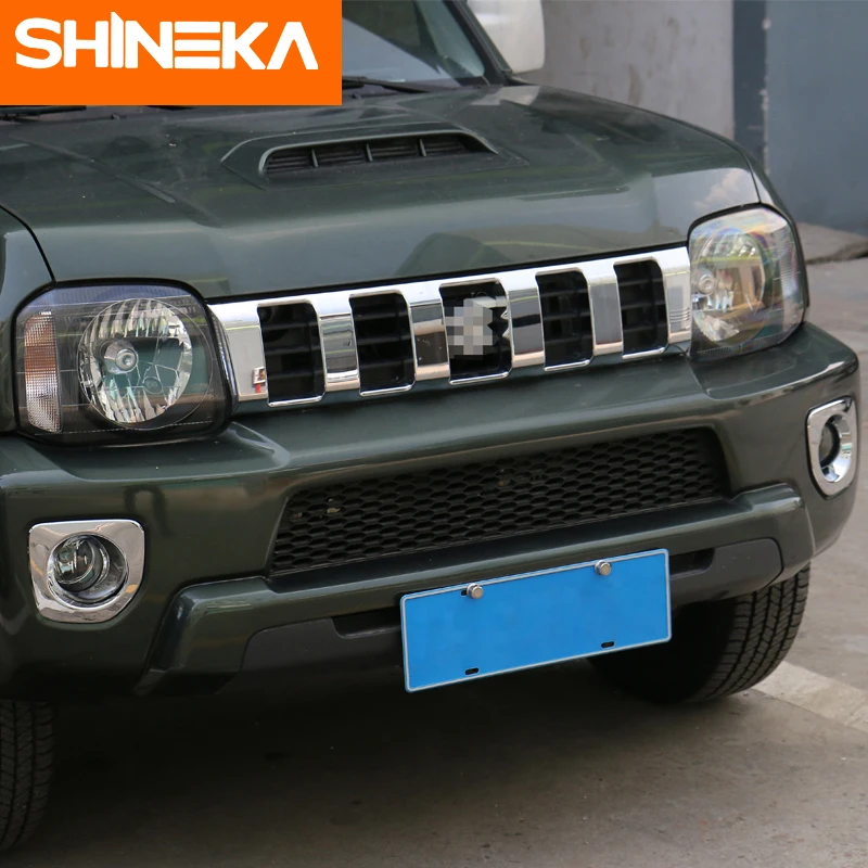 Skup SHINEKA naklejki samochodowe dla suzuki jimny 2007 2017 abs samochód przednie światło przeciwmgielne światło główne pokrywa ochronna naklejki dla suzuki jimny