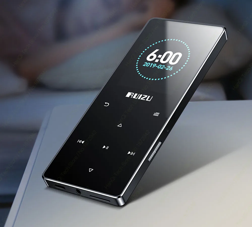 Ruизу D28 Bluetooth MP3-плеер 8G музыкальный плеер портативный плеер со встроенным динамиком поддержка fm-рекордер электронная книга часы Шагомер