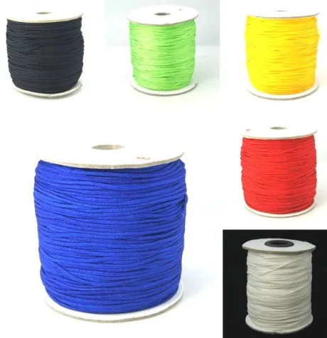 

can choose color 150M mix color black white Knot String Nylon crystal Cord diy accessories Rope for Bracelet Necklace
