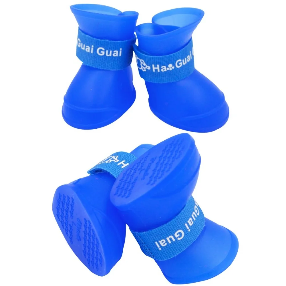 Title 4, Cute Little Pet Dog Puppy Rain Snow Boots Shoes...
