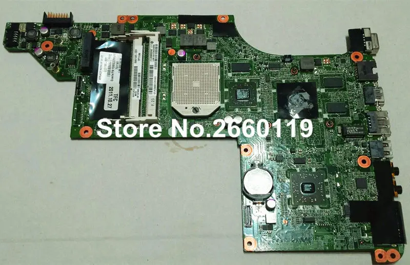 laptop motherboard for HP 595133-001 DV6-3000 system mainboard fully tested and working well