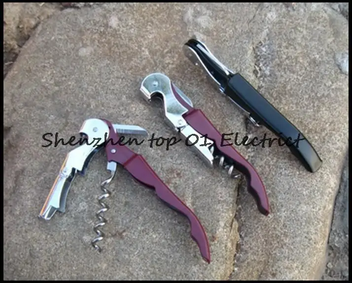 200pcs/lot Wholesale 2014 New 2 In 1 Bottle Opener With Corkscrew For Wine &amp Stainless Steel | Дом и сад