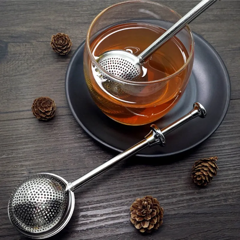 Stainless Steel Teapot Tea Strainer Ball Shape Mesh Tea Infuser Filter Reusable Tea Bag Spice Tea Tool Accessories Drop Shipping Stainless Steel Teapot Tea Strainer Ball Shape Mesh Tea Infuser Filter Reusable Tea Bag Spice Tea Tool Accessories Drop Shipping