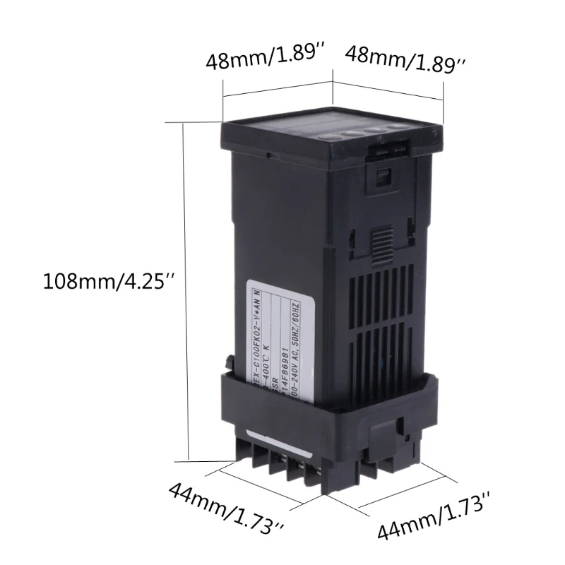 PID цифровой регулятор температуры REX C100 от 0 до 400 градусов K Тип вход SSR выход Temp