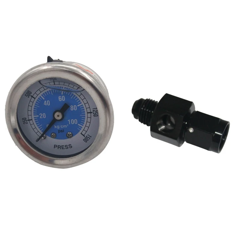 

Work For NOS NX 15912 Nitrous Mechanical Bottle Pressure Gauge 6AN Adapter