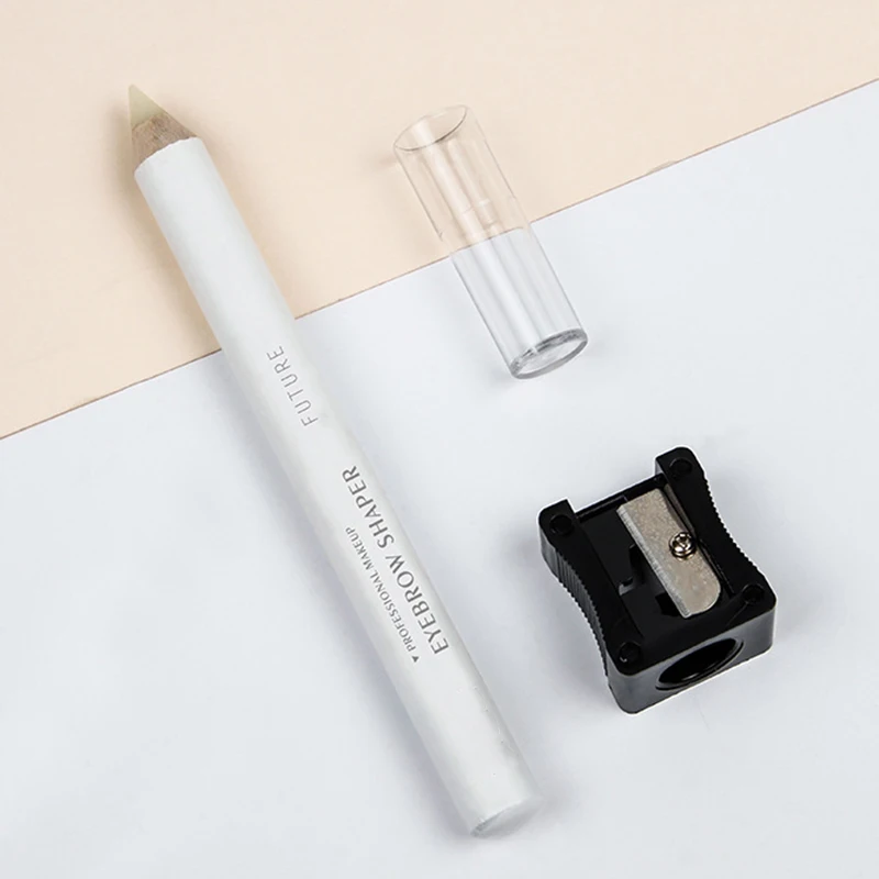 Best Chance of  1 Pcs Eyebrow Styling Pencil Waterproof Transparent Eyebrows Wax Pen with Sharpener OA66