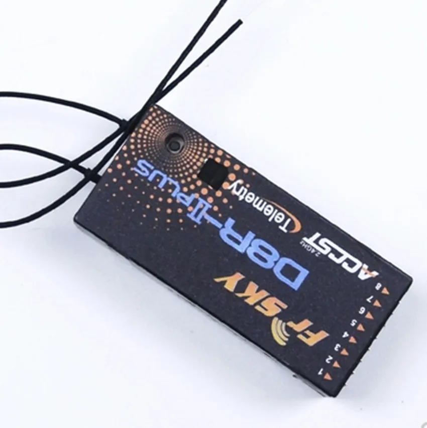 

FrSky D8R 2 way 2.4G 8 Channel Receiver D8R-II Plus with Antenna FrSky DJT for RC Model DFT DJT DHT DHT-U