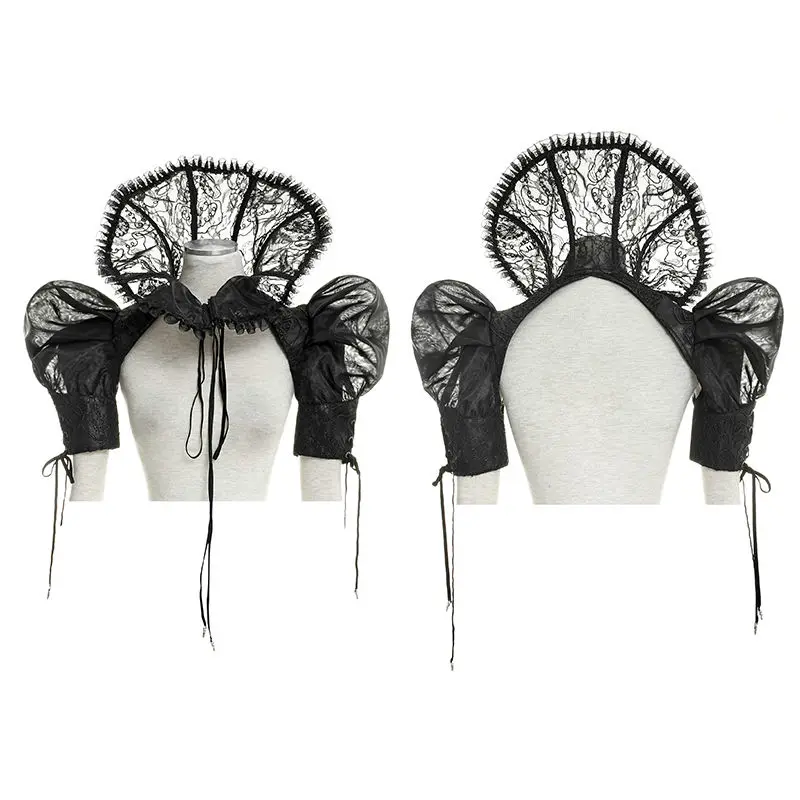 En Étape Gothique Collier Courte Party Punk Représentation Veste Métal Victorienne Fleur Vêtements Noir Femmes De Rave Soirée Aristocrat Accessries iPkTOZXu