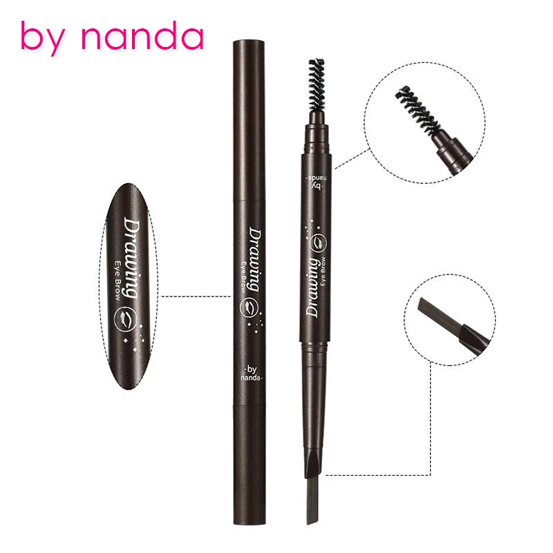 

by nanda Makeup Eyebrow Pencil Professional Automatic Pen with Brush Waterproof Long Lasting Eye Brow Cosmetic Makeup Pencil