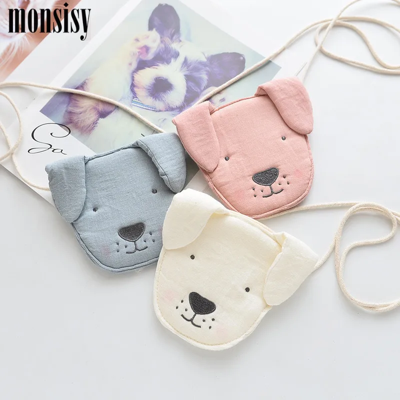 

Monsisy 2019 Children Coin Purse Handbag Wallet Crossbody Bag Cute Cartoon Dog Shoulder Bags Kawaii Lolita Fashion Handbag Bolsa