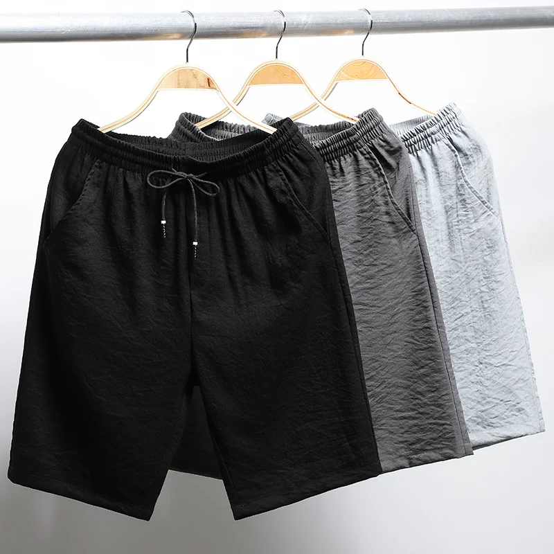Летние повседневные шорты Для мужчин потайной задний карман Пляжные шорты Удобная доска Шорты плюс Размеры простой боковой карман Шорты Для мужчин
