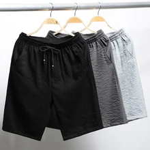 Летние повседневные шорты Для мужчин потайной задний карман Пляжные шорты Удобная доска Шорты плюс Размеры простой боковой карман Шорты Для мужчин