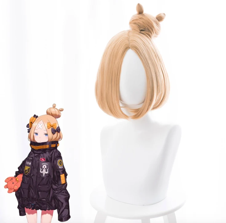 Парик для косплея Абигейл Уильямс из Fate/Grand Order 33 см Короткие парики на Хэллоуин