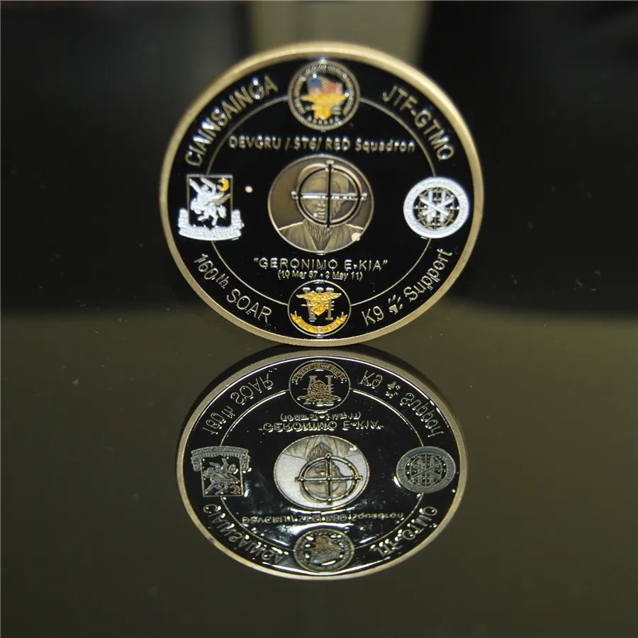 Operation NEPTUNE SPEAR 160th SOAR SEAL Team 6 Navy Commemorative Challenge Coin (25)