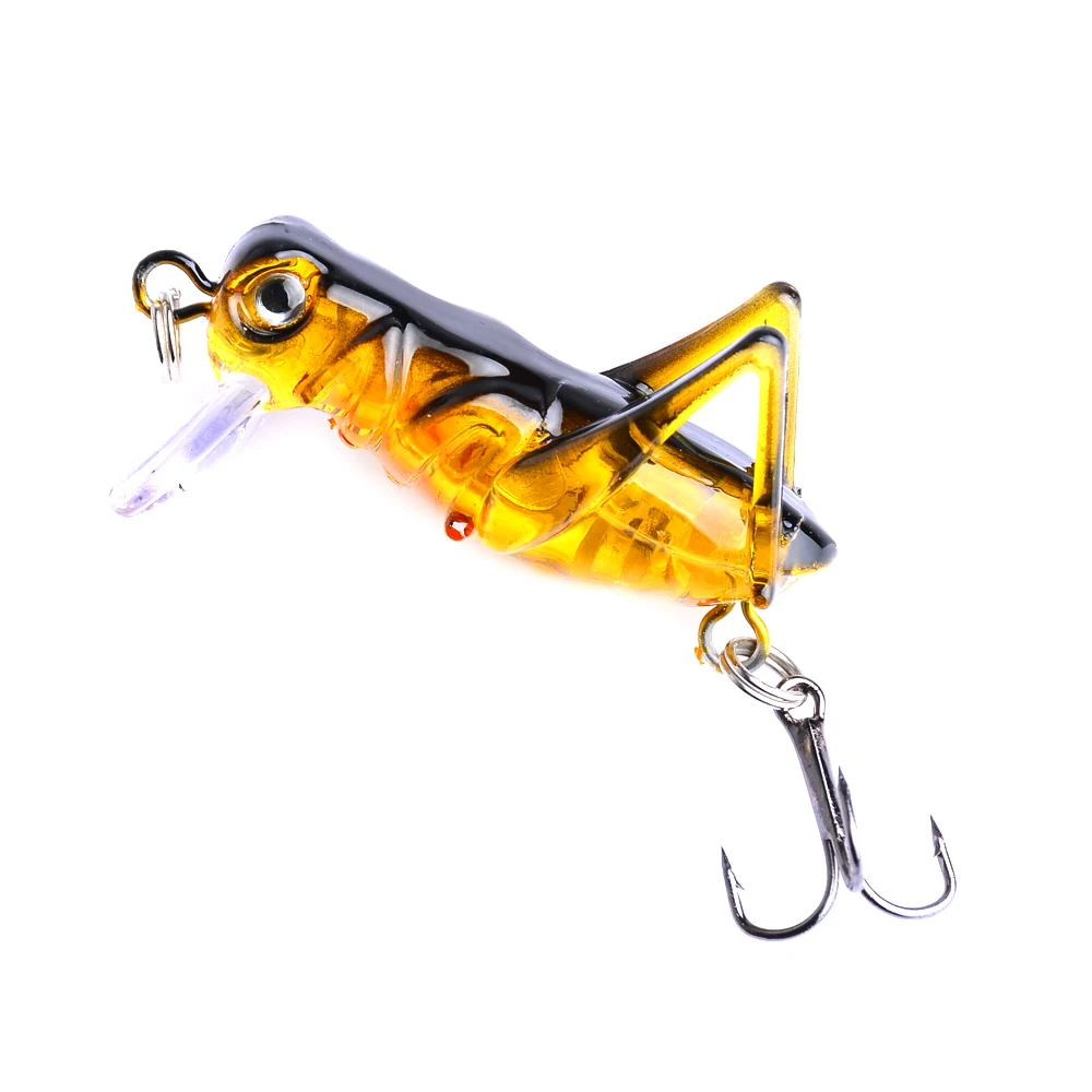 1 Pcs Grasshopper chub beetle Dry Flies Realistic Insect Lure Flying