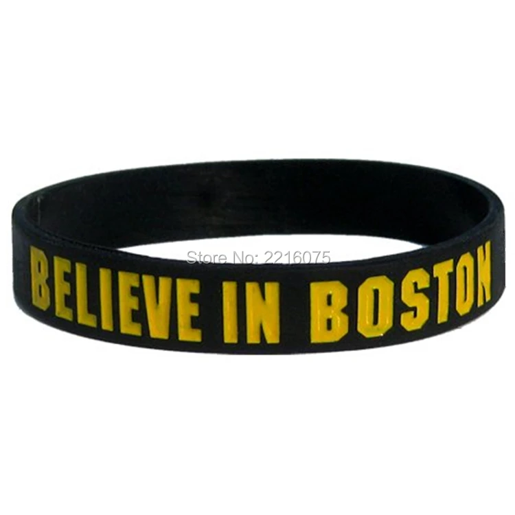 Believe in Boston (Black  Gold) Bracelet