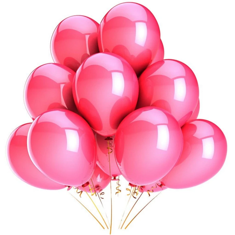 

Pink Balloons 10pcs/lot 12 Inch 3.2g Latex Balloon Inflatable Wedding Decoration Air Balls Happy Birthday Party Balloon Supplies