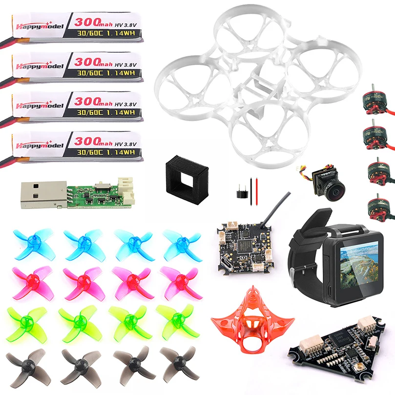 

FPV Version Full Set DIY Mobula 7 V3 FPV Drone Combo Crazybee F4 PRO FPV Watch V3 Frame SE0802 Motor Turbo Eos2 Camera VTX