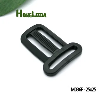 

150pcs Adjustable strap buckle M036F-25*25mm 1inch black adjust buckle Tri Glide slider buckle backpack luggage accessories