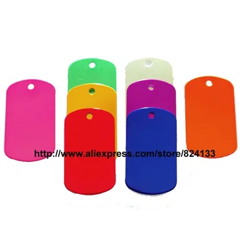 

hot sale personalized military dog tag pendant,anodzied aluminum custom pet id tag collar charm,free shipping