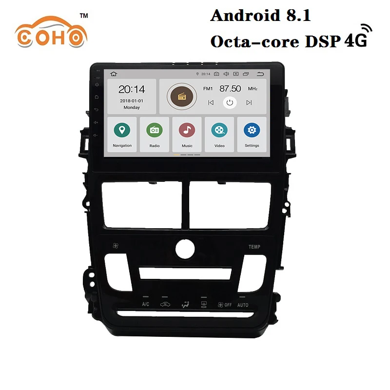 

Car audio Android 9.0 8-core 4/64G for 2018 TOYOTA VIOS Right Hand Drive with radio BT GPS support WIFI Carplay and DSP
