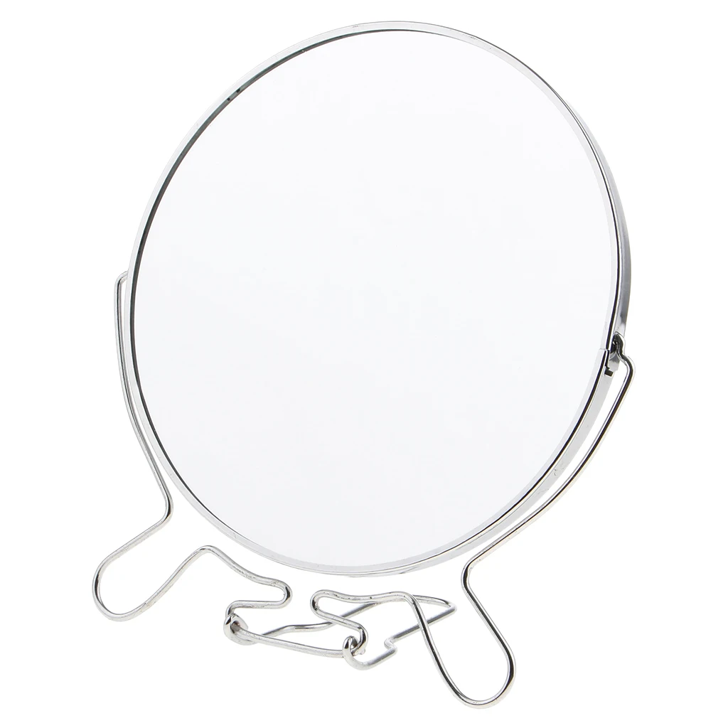 

7'' 360 Degree Vanity Tabletop Magnifying Makeup Mirror 1X/2X Magnification Makeup Mirror Stand Makeup Vanity Mirror