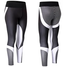 Womens Running Leggings Compression Pants Yoga Trousers Running Tights Sport Trousers Exercise Pants Womens Elastic