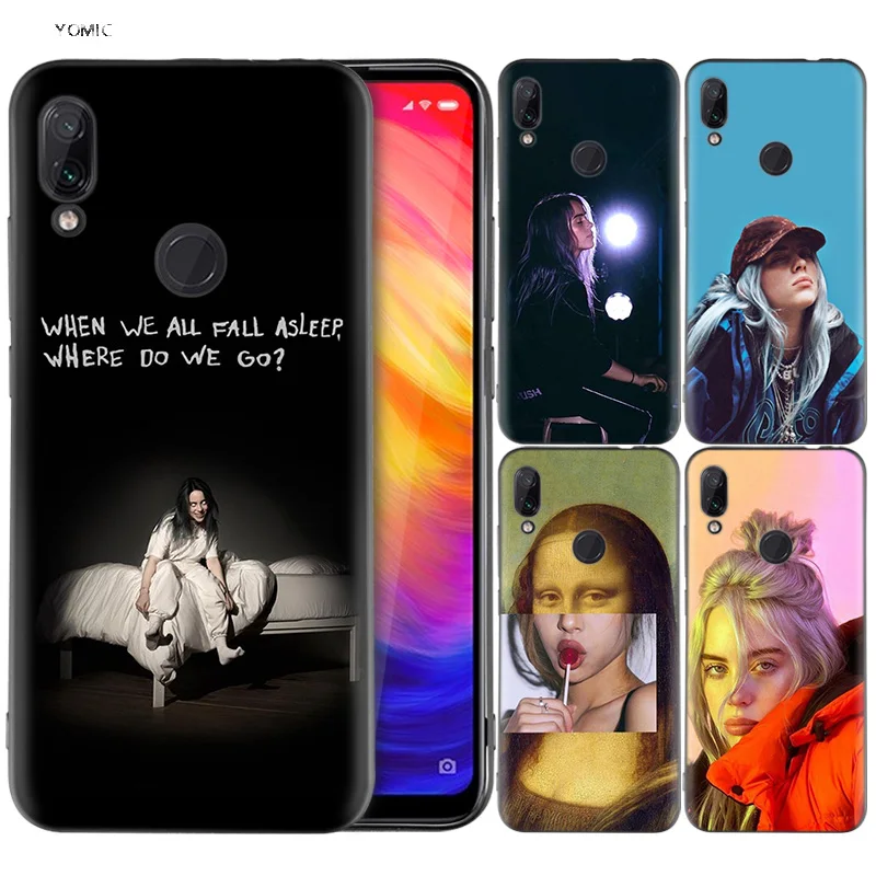 

Silicone Coque Case for Xiaomi Redmi Note 7 6 5 Pro Mi A1 A2 8 Lite 9 GO Poco F1 S2 4 4X Plus Where Do We Go Billie Eilish Khali