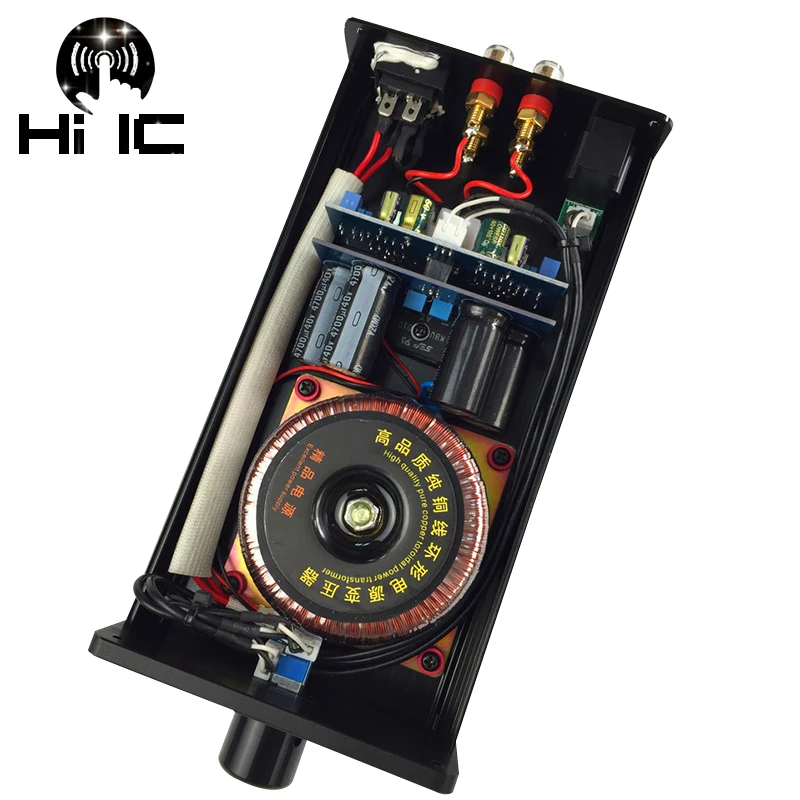 Усилитель мощности LM3886 AB двухканальный класса 2 0 Hi Fi 68 Вт + домашний алюминиевый