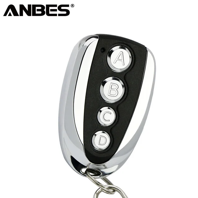 ANBES 433Mhz Wireless Remote Auto Control Cloning Gate for Garage Door Duplicator Key RF Copy Remote Control Electric Door