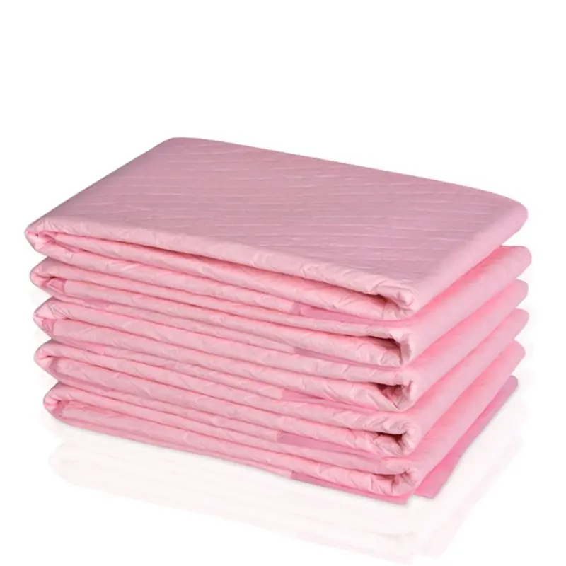 10 шт., розовые одноразовые подушечки для взрослых, беременных, пожилых, кормящих, мочи при недержании, впитывающие влагу, дышащие коврики, пеленки, простыни