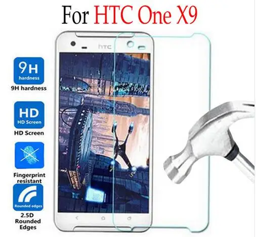 Закаленное стекло для HTC One X9 2 шт. X 9 X9u E56ML две Sim-карты защита экрана телефона