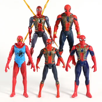 

Spider Man Far From Home Iron Spider PVC Action Figures Toys 5pcs/set
