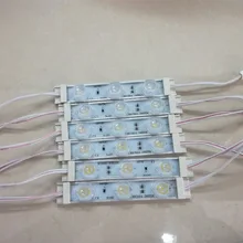 200 шт./лот 3 светодиодный s 24V NICHIA LED полоски лайтбар для двухсторонняя коробка освещения edgelit высокой мощности Светодиодный модули освещения для вывесок