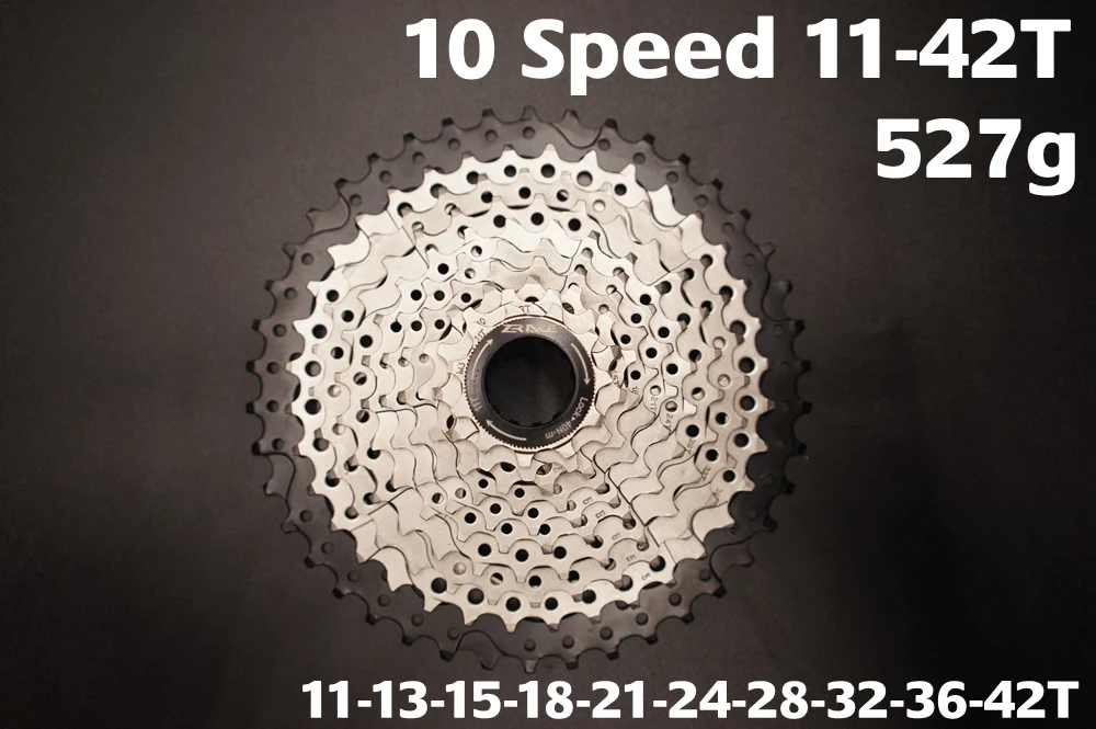 Zracing Chainring 32 T/34 T/36 T/38 T+ кассета 42 T/46 T/50 T/52 T, 1x10 speed/1x11 speed Big Cassette kit