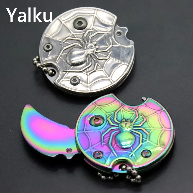 

Mini Cute Folding Knife Survival Hunting Knives Camping Pocket Knife Keychain Knife Mini Hand Tool Yalku Multi Gift