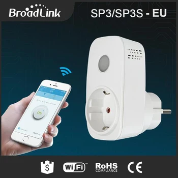 

Original Broadlink SP3 SP3S Smart Power Socket Plug Energy Monitor Smart Wireless WiFi Socket Remote With Power Meter Control