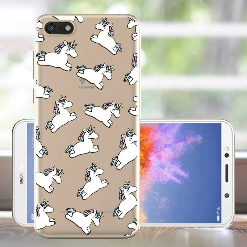 Силиконовый чехол для huawei Honor 7A случае 5 45 " дюймовый Мягкий телефона на 7 DUA L22