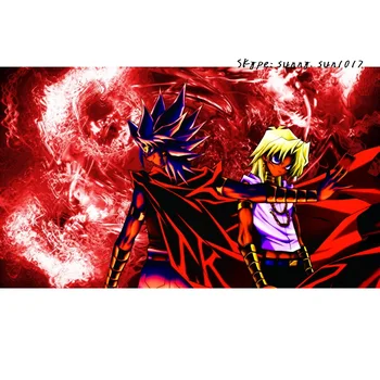 

Comic YuGiOh play mat Yu Gi Oh board game playmat poker playing cards pad game mats rubber mats mouse pads magic tool