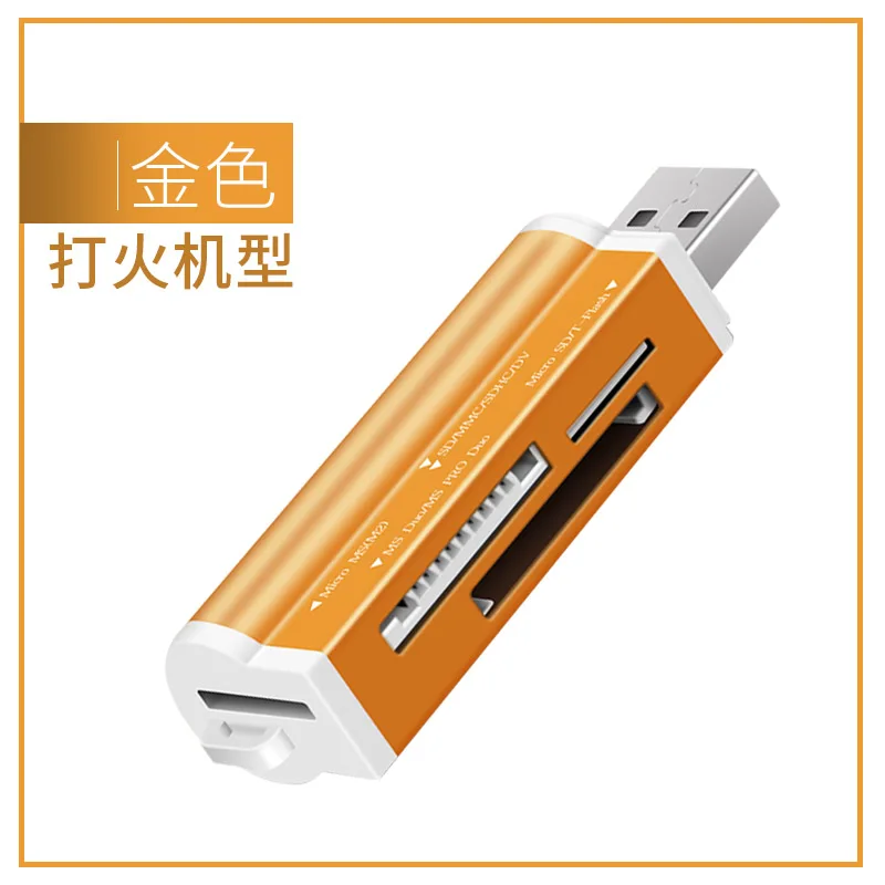 Мини micro sd SD MMC все в одном считыватель USB 2,0 считыватель карт памяти высокоскоростной внешний micro sd адаптер