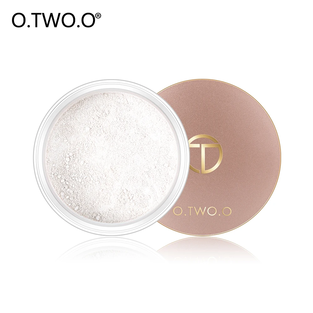 

O.TWO.O setting powder natural ingredient 2 Colors smooth Loose Powder long lasting brighten waterproof oil control