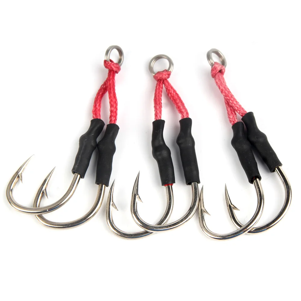 4Pcs/Bag Fishing Double Hooks Carbon Steel Barbed Baitholder Worm Pond Fish Bait Holder Fly Fishing Tackle Accessories Hook 4Pcs/Bag Fishing Double Hooks Carbon Steel Barbed Baitholder Worm Pond Fish Bait Holder Fly Fishing Tackle Accessories Hook