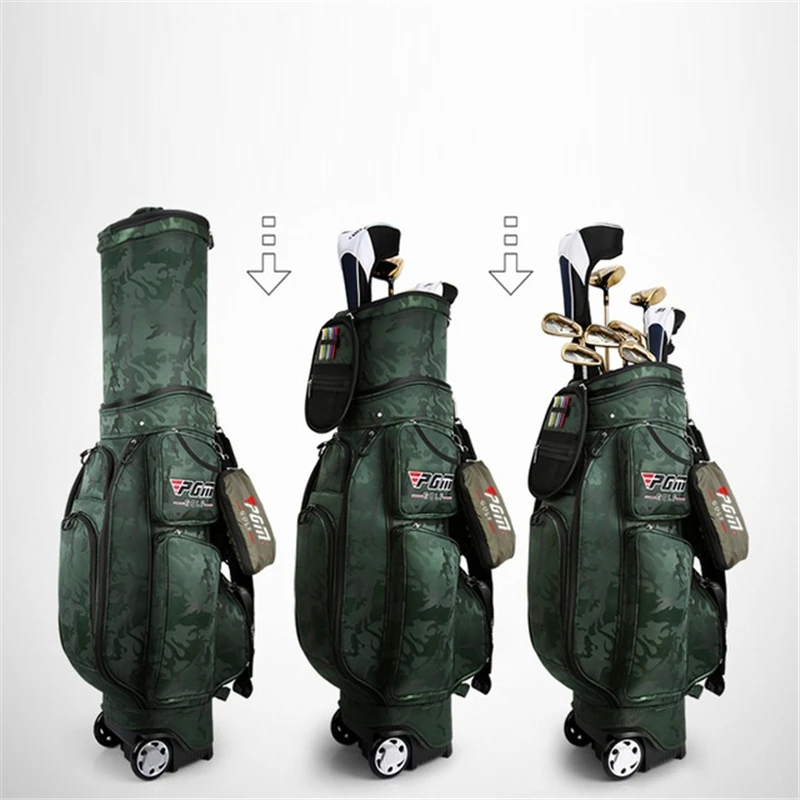 

2018 New Pgm Golf Bags Standard Bags Waterproof Nylon Men Women Travelling Bags Camouflage Big Capacity Package D0481