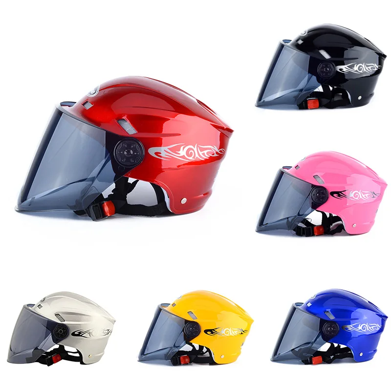 Hot Motorcycle Helmet Unisex Men Women Electric Battery Helmet Summer Riding Safety Helmets JLD